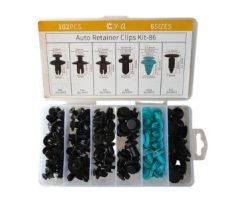 Auto Retainer Clips - 102 Pieces
