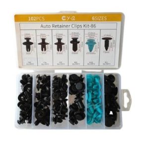 Auto Retainer Clips - 102 Pieces