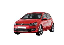 VW Polo Mk6 Hatchback - Right Side - Bumper Grill - With Hole - 2010-2014