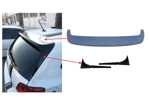 VW Polo 6 Hatchback - Grey Boot Spoiler - 2010-2017 - Image 4