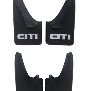 VW Citi Golf - Mudflaps - Black & White