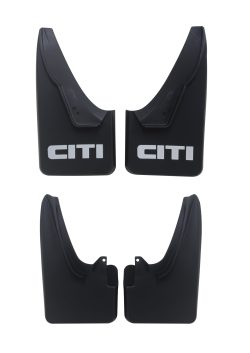 VW Citi Golf - Mudflaps - Black & White