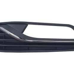 VW Polo Mk7 - Left Side Bumper Grill - With Hole - With Chrome Moulding- 2014-2017