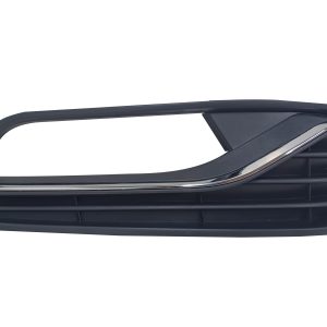 VW Polo Mk7 - Right Side Bumper Grill - With Hole - With Chrome Moulding - 2014-2017