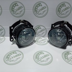 Mitsubish Pajero Fog Lamps + Bumper Grills L+R 2016-2018