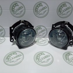 Mitsubish Pajero Fog Lamps + Bumper Grills L+R 2016-2018