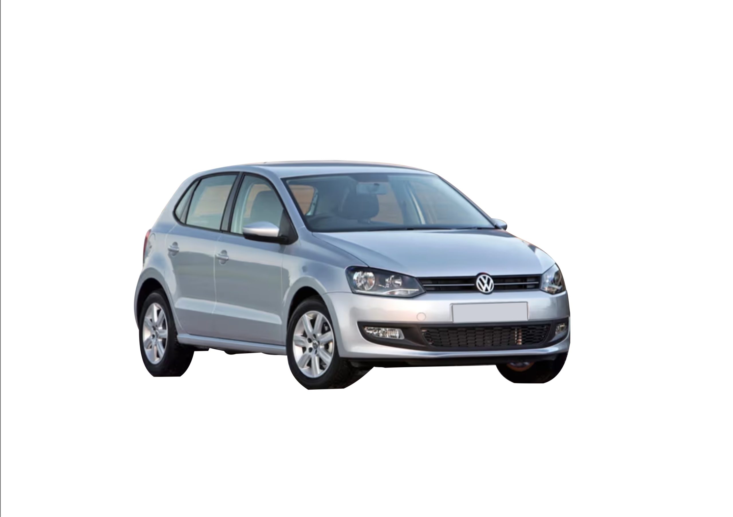 VW Polo 6 Mudflaps - 2010-2014