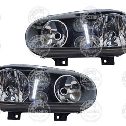 VW Golf 4 / GTI / R32 Black Headlights - 1999-2006