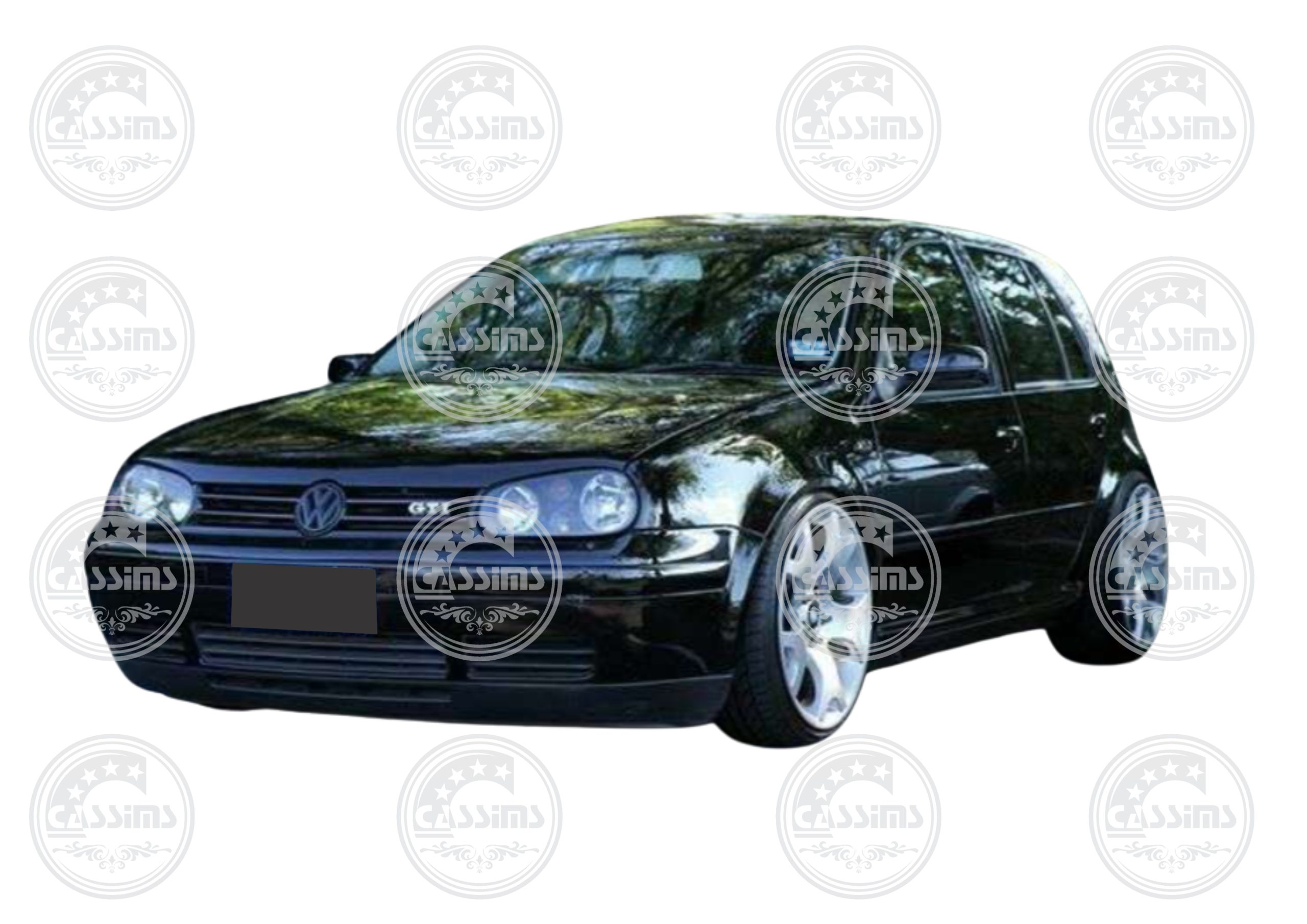 VW Golf 4 / GTI / R32 Black Headlights - 1999-2006